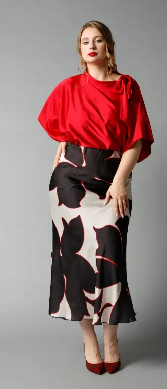 Jupe Daisette satin B404 T50