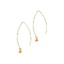 Boucles d'oreille Twisted Stones Tessy earring, GD