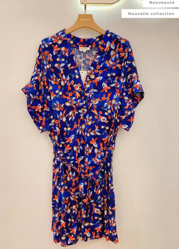 Robe multicolore taille L