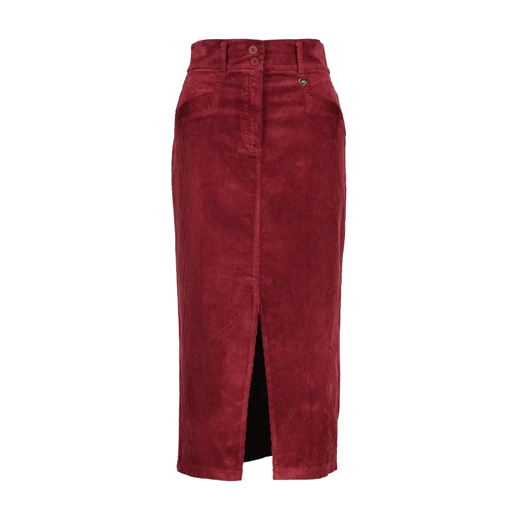 Jupe Mantova B404 (red) en velours côtelé taille L