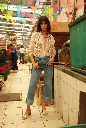 Jeans straight avec ourlet T36