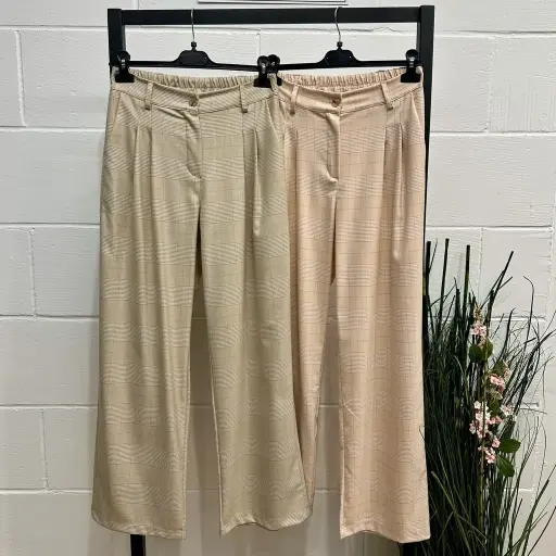 [v15168m/l] Pantalon V15168G-136 Beige M/L