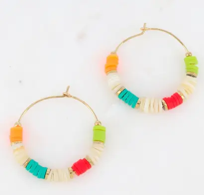 [ikita 1401E0400 multico] Boucles d'oreilles Multicolore