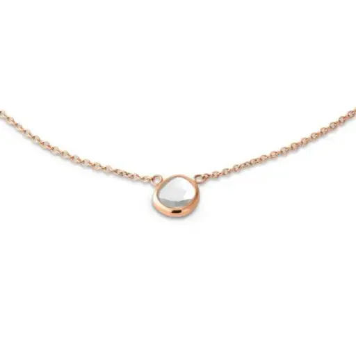[FN23GDCZ002] Collier Friends Layla CZ GD, Crystal