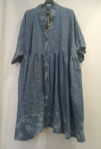 [my1933l] Robe jeans ample TU