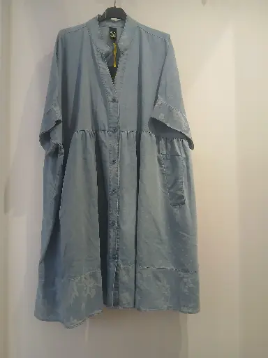 [my1933l1] Robe jeans claire ample TU 