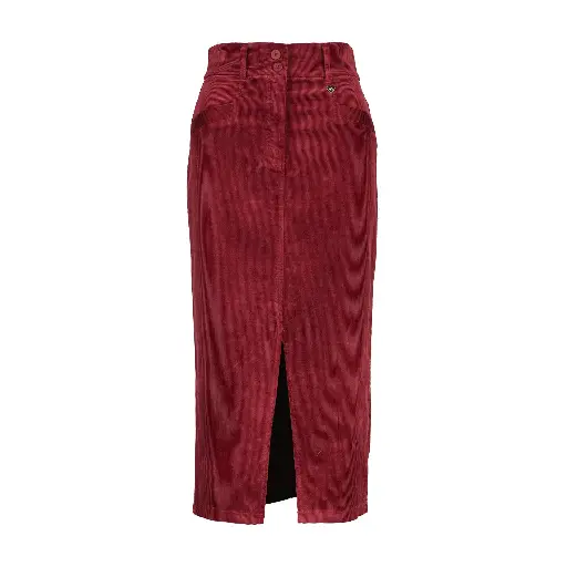 Jupe Mantova B404 (red) en velours côtelé taille L